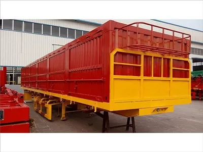 Separa treler pembuangan gulungan sisi